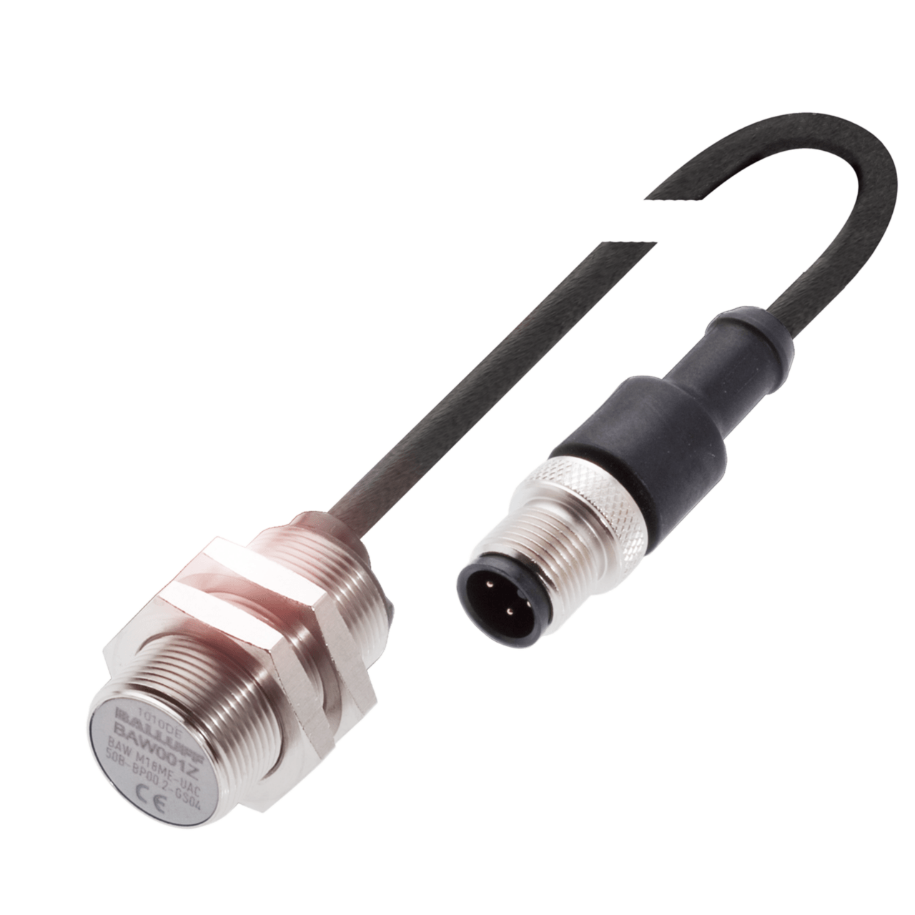 Индуктивный датчик BAW M18ME-UAC50B-BP00,2-GS04