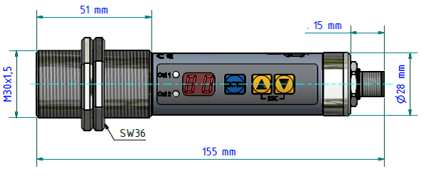 Габаритные размеры CellaSwitch PKS 10 AF1 Габаритные размеры CellaSwitch PKS 10 AF1